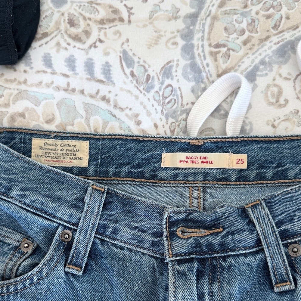 Levi's Light Blue Baggy Denim Jeans